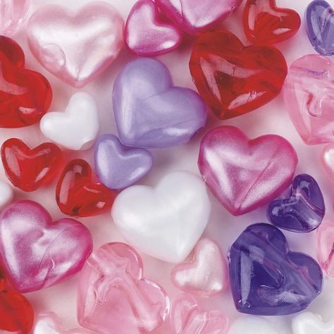 Buy the S&S® Worldwide Pink & Purple Plastic Heart Beads at Michaels. com. Accentuate your DIY jewelry creations with these pretty heart shaped beads. Accentuate your DIY jewelry creations with these pretty heart shaped beads. These lovely beads are easy to use and will be the perfect addition to your little one's craft kit. Use them with bright cords and charms to make keychains and bracelets. Details: Pink, purple, red and white 10mm-20mm bead size Small hearts have vertical holes, large hearts have horizonal holes Approximately 220 beads Plastic For ages 6 and up | S&S® Worldwide Pink & Purple Plastic Heart Beads By S&s Worldwide | 10mm-20mm | Michaels® Purple Lovecore, Cherry Chapstick, Make Keychains, Holiday Beading, 2 Hearts, Pretty Heart, Fun Arts And Crafts, Bead Set, Pretty Patterns