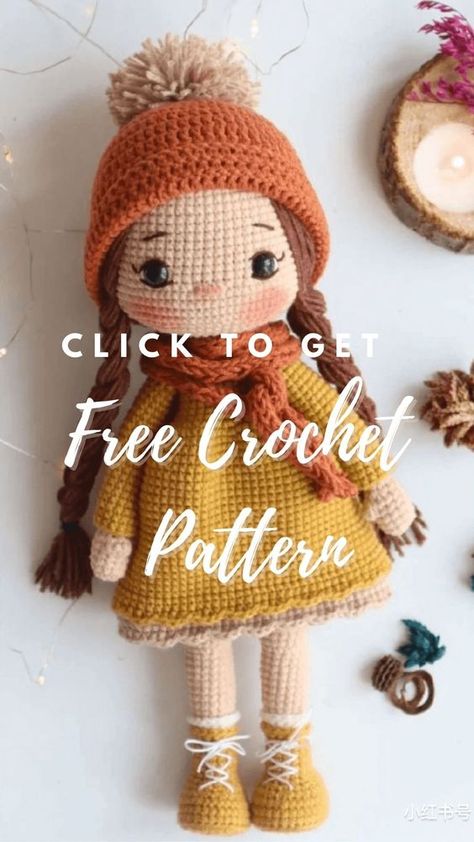 Knit Simple, Doll Amigurumi Free Pattern, Crochet Toys Free Patterns, Crochet Doll Tutorial, Doll Patterns Free, Crochet Toys Free, Pola Amigurumi, Crochet Dolls Free Patterns, Crochet Baby Toys