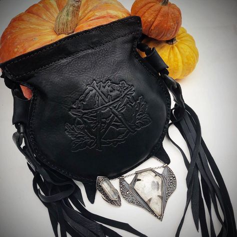 🖤The Crucible🖤 Leather Craft, Witch Bag, The Crucible, Goblin Core, Wiccan Witch, Please Stop, Gorgeous Bags, Leather Working, My Friend