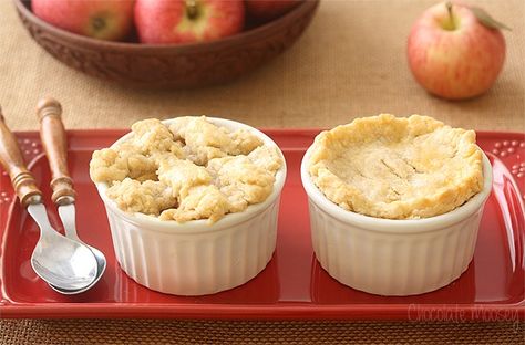 Mini Apple Pie For Two (Ramekin Apple Pie) - Homemade In The Kitchen Pie, Apple Pie For Two, Apple Pie Filling Desserts, Cherry Pie Filling Dessert, Fresh Cherry Pie, Baked Caramel Apples, Recipe Using Apples, Deep Dish Pie, Homemade Cherry Pies