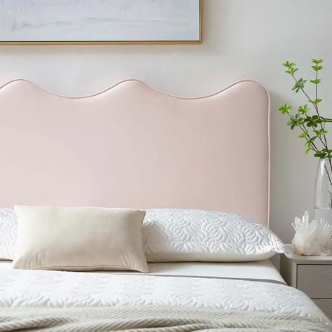 Best Spring 2022 Home Trends | Apartment Therapy Josh Donaldson, California King Headboard, Headboard Upholstered, Scalloped Design, Headboard With Lights, Queen Size Headboard, Velvet Headboard, Standard Bed Frame, King Size Headboard