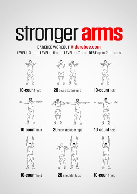 Stronger Arms Workout Workout For Pull Ups, Arm Workout For Strength, Workout To Be Strong, Best Arm Stretches, Super Hero Exercises, Workouts For Archery, Strengthen Arms Workout, Beginner Workout Arms, Best Exercises For Arms