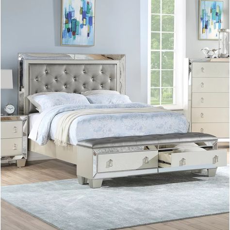 California King Size Bed, Bed Wood, Standard Bed, Inside Home, California King Bedding, Upholstered Storage, Adjustable Beds, Storage Bed, Headboard And Footboard