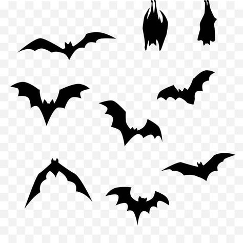 Bat Clip Art, Icons Halloween, Bat Vector, Bat Silhouette, Halloween Symbols, Holiday Symbols, Drawing Stars, Pumpkin Vector, Halloween Clips