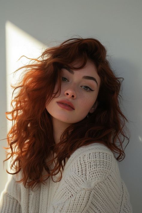 92+ Red Hair Color Ideas and Shades for a Bold, Fiery Look Pretty Red Heads, Red Headed Girl, Red Hair Outfits, Red Hair Color Ideas, Red Hair Green Eyes, Fiery Red Hair, Red Hair Inspo, Natural Red Hair, Ginger Women
