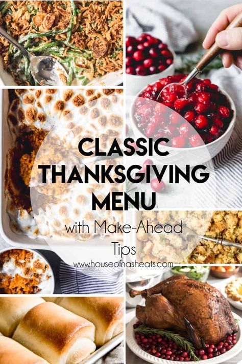 Classic Thanksgiving Menu, Thanksgiving Gravy, Cooking Thanksgiving Dinner, Classic Thanksgiving, Thanksgiving Menu Ideas, Yummy Fall Recipes, Best Thanksgiving Recipes, Thanksgiving Dinner Menu, Thanksgiving Cooking