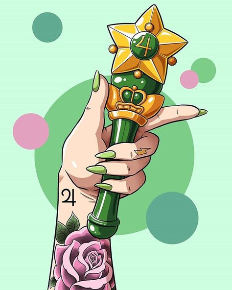 Sailor Jupiter tattoo. No. 4/10 in my Sailor moon tattoo collection. (Last picture is the original picture, which I drew as a tattoo… Sailor Jupiter Tattoo, Jupiter Tattoo, Jupiter Wallpaper, Sailor Moon Jupiter, Sailor Moon Tattoo, Arte Sailor Moon, Sailor Moom, Sailor Scout, Sailor Moon Stars