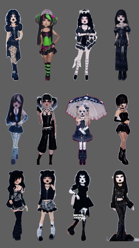 #emo #DTI #roblox Emo Roblox Display Names, Dti Roblox Emo Outfit, Dti Emo Outfit Idea, Emo Dti Outfit, Cosplay Outfit Ideas, Emo Dress To Impress, Roblox Clothes Id, 2000 Emo, Hello Kitty Emo