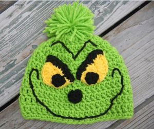 Grinch Hat, Crochet Character Hats, Crochet Christmas Hats, شال كروشيه, Bonnet Crochet, Hat Patterns Free, Christmas Grinch, Crochet Kids Hats, Holiday Crochet