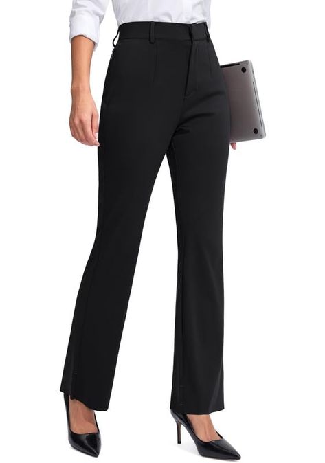 Work Pants For Women, Dress Slacks For Women, Comfortable Dress Pants, Best Work Pants, Yoga Dress, Work Pants Women, Slacks For Women, Dress Work, Fitted Dress Pants