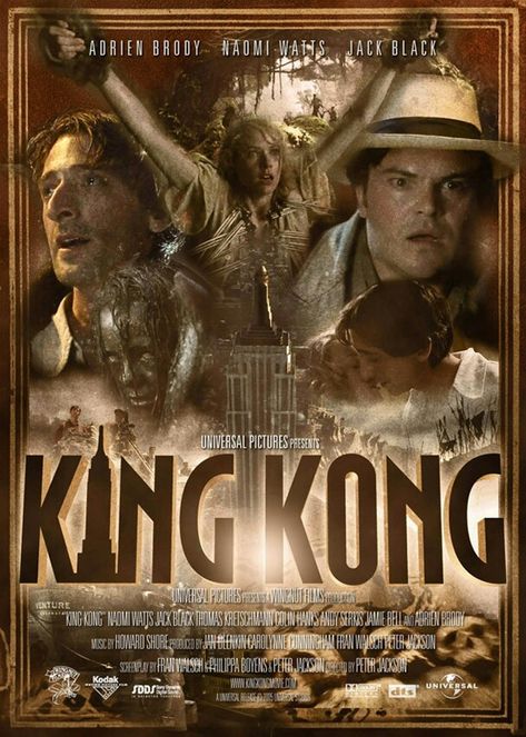King Kong 2005 King Kong Movie 2005, King Kong 2005, King Kong Movie, Calm Wallpaper, King Kong 1933, Monster Verse, Pulp Adventure, Monster Movie, Kong Movie