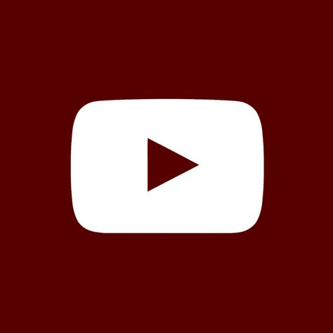 dark red youtube icon Dark Red Simple Wallpaper, Red Apps Icons Aesthetic, Dark Red Snapchat Icon, Dark Red Spotify Icon, Dark Red Instagram Icon, Dark Red Tiktok Icon, Red Ipad Aesthetic, Dark Red Aesthetic Icons For Apps, Dark Youtube Icon