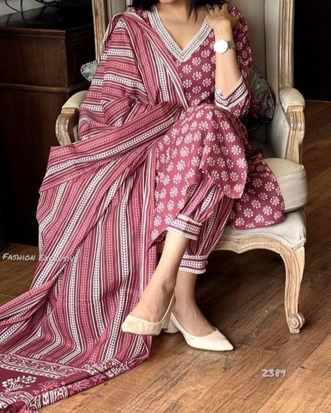 Afghani Salwar Suit Design 2024// stuff is just for designing purpose . . . #aghanoor #bareezeofficial #barouque #asimjofa #aghanooruk #alkaramwoman #alkaramstudio #chinyere #bareeze #islamabad #karachi #charizma #lawnsuits #gulahmed #gulahmedfashion #mariab #sanasafinaz #nomiansari #khaadipret #khaadi Ladies Suit Design Fashion, Cotton Suite Ideas, A Shape Suits Indian, Suit Cotton Designs, Kurti Set Stitching Ideas, Cotton Dress Materials Stitching Designs Latest, Jaipuri Suits Women, Ladies Bottom Design, Pan Neck Design Kurti