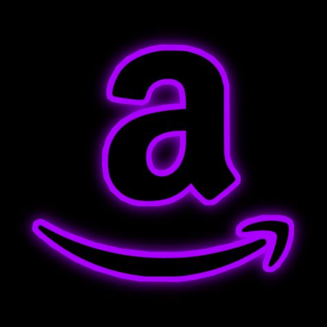 Neon Purple Snapchat Icon, Purple Aesthetic Neon Signs, Purple Neon App Logos, Neon Purple Icons, Amazon Logo Neon, Neon Purple App Icons, Aesthetic Neon Signs, Neon Signs App Icon, Zen Water Fountain