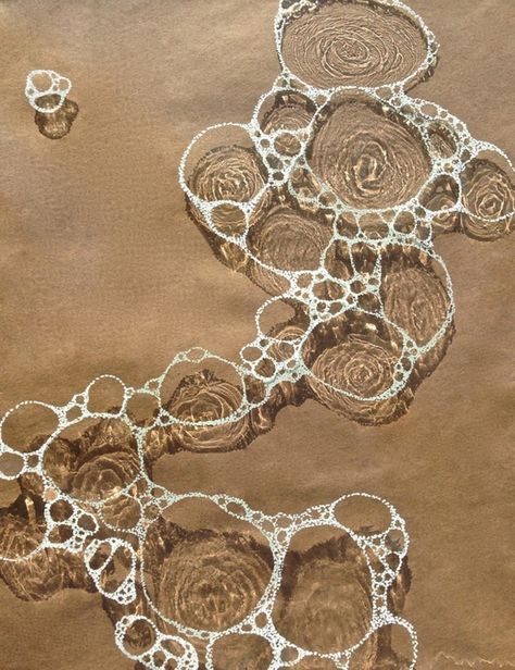 Natural Structures Photography, Patterns Found In Nature, Water In Fashion, Layers In Nature, Carla Goldberg, Organic Shapes In Nature, Water Memory, Biomorphic Architecture, Embroidery Water