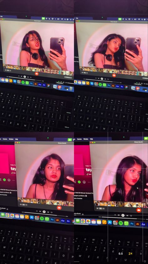 selfie macbook idea laptop photoshoot Laptop Photoshoot, Laptop Selfie Poses, Laptop Selfie, Laptop Photos, Macbook Pics, Macbook Selfie, Camera Selfie, Selfie Poses, Ig Story