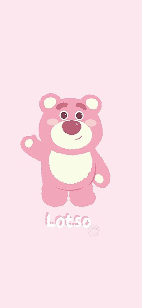 Lotso Toy Story, Strawberry Bear, Karakter Sanrio, Walpaper Iphone, Desain Quilling, Toy Story Theme, Galaxy Theme, Iphone Lockscreen Wallpaper, Panda Wallpapers