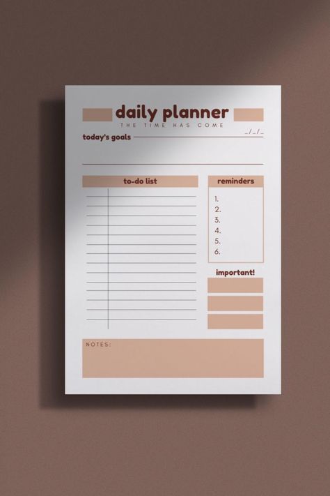 daily planner template, journal ideas, planner ideas, planner bullet journal, planner organization, planner template, journal inspiration, planner pages Couture, Organisation, Journal Bookshelf, Daily Planner Covers, Bullet Journal Templates, Daily Planner Book, Day Designer Planner, Agenda Design, Planners Ideas