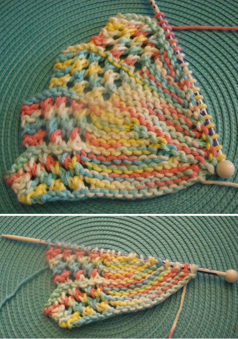 Knit Dishrag Pattern Free, Knitted Circle Pattern, Knit Household Items, Knit Potholder Pattern Free, Knitted Dish Cloths Free Patterns, Knitted Dishcloths Free Patterns, Knitted Dish Cloths, Circular Knitting Patterns, Knit Stitch Patterns Free