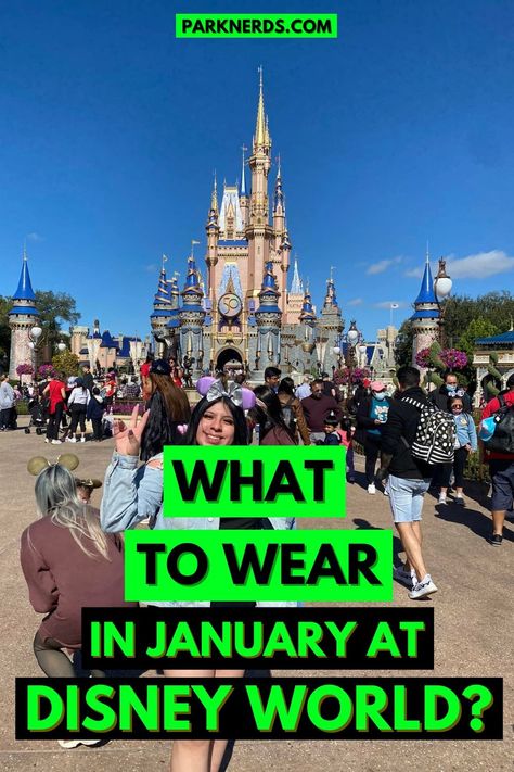 What To Wear in January At Disney World? Disney Mom Outfits Winter, Disney World Outfit Winter, Disney World Outfit Ideas Winter, Winter At Disney World Outfit, Magic Kingdom Outfit January, Disney Nye Outfit, Cold Disney World Outfits, Disney World Winter Outfit, Orlando In January Outfit