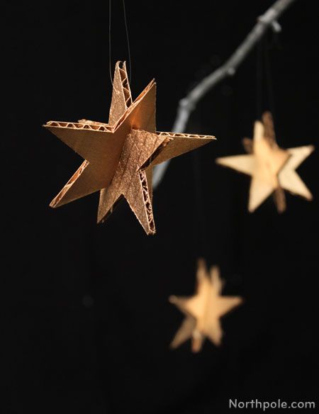 Twinkle, Twinkle, Cardboard Star Narnia Ornaments Diy, Card Board Decoration Ideas, Hygge Crafts Diy, Diy Moon Decorations Craft Ideas, Celling Decoration Ideas, Nordic Winter Decor, Diy Celestial Decor, Diy Whimsical Decor, Ceiling Hanging Decor Diy