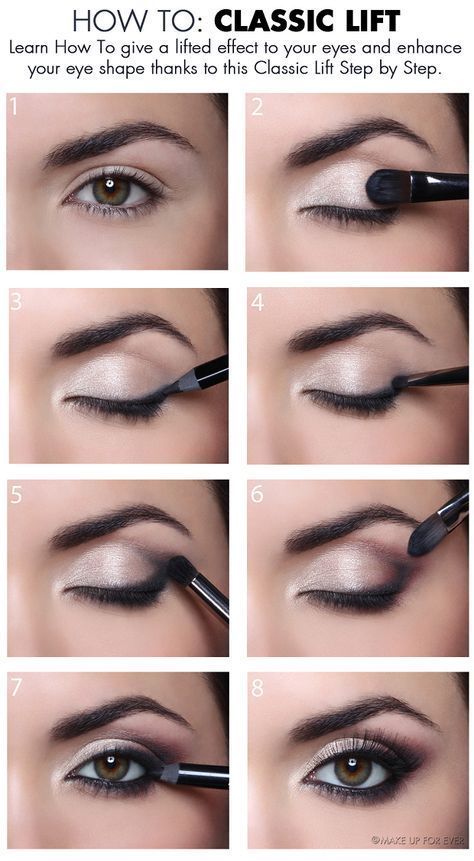 Mekap Mata, Makeup Cantik, Tutorial Eyeliner, Flot Makeup, Natural Eye Makeup Tutorial, Smink Inspiration, Dark Eyeshadow, Makeup Tip, Applying Eye Makeup