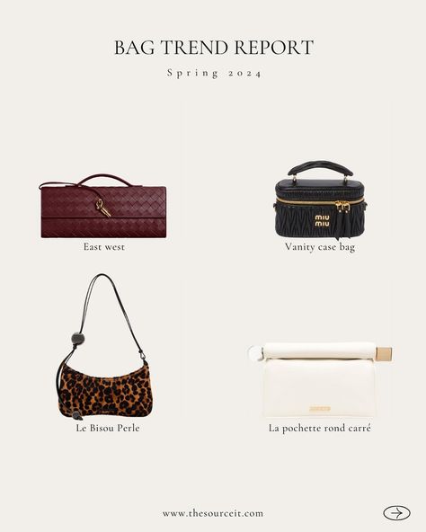 BAG TREND REPORT. Spring 2024 is around the corner and we wanted to show you our top 10 favorite bags👛👜. Also, we make sure the perfect bag for every ocasión was included in the report. Which one is your fav? 💘 #fashiondesigner #bagtrends #spring2024 #favoritedesigner #lovefashion #bagstodiefor #designerdeals Trend Report, Bag Trends, Which One Are You, Luxury Shop, Spring 2024, Perfect Bag, The Source, Around The Corner, Make Sure