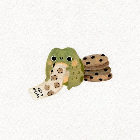 Cute Doodle Illustration, Cute Illustrations Doodles, Frog Illustration, Draw Cute, Frog Art, Biodegradable Plastic, Dibujos Cute, Cute Frogs, Cute Little Drawings