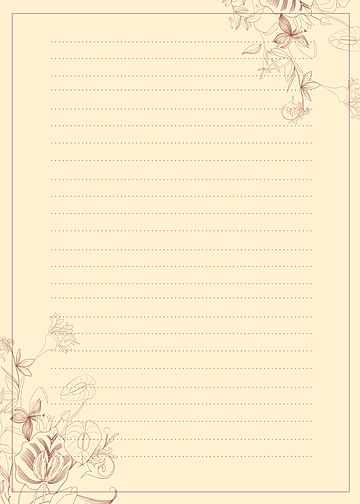 stationery,line,yellow,flowers,background,simple,letter paper,character,cream background Cute Letter Paper Designs, Letters Template Aesthetic, Notebook Lines Background Aesthetic, Paper With Lines Aesthetic, Lined Letter Paper Printable, Aesthetic Background For Letters, Blank Letter Template Aesthetic, Letter Background Paper Aesthetic, Paper Lines Background