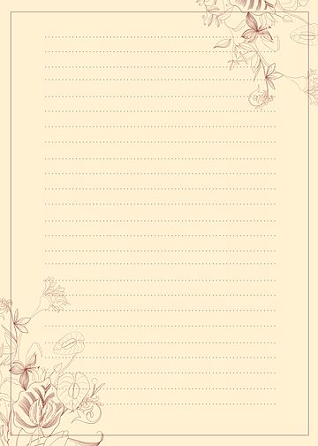 stationery,line,yellow,flowers,background,simple,letter paper,character,cream background Notebook Lines Background, Cute Letter Paper Designs, Background For Letter Writing Vintage, Letters Template Aesthetic, Notebook Lines Background Aesthetic, Paper With Lines Aesthetic, Lined Letter Paper Printable, Aesthetic Background For Letters, Blank Letter Template Aesthetic