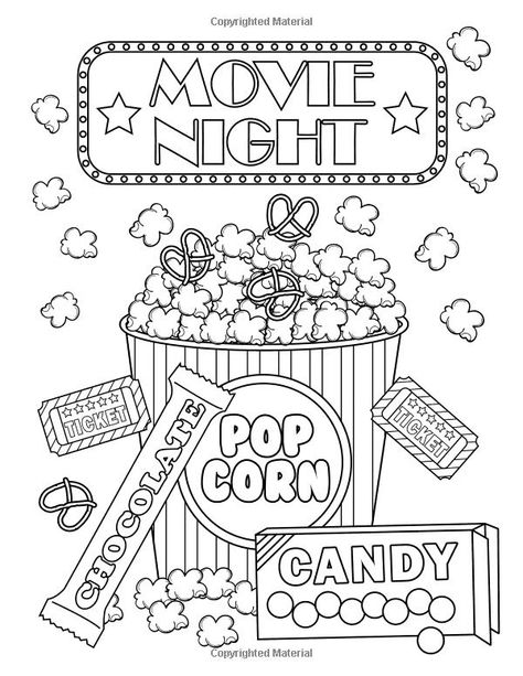 Night Coloring Pages, Emoji Coloring Pages, Food Coloring Pages, Printable Adult Coloring Pages, Cool Coloring Pages, Dessin Adorable, Cute Coloring Pages, Coloring Book Art, Coloring Pages To Print