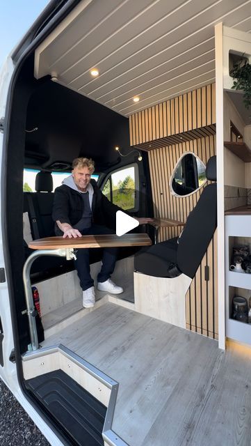 Camper Van Toilet Ideas, Diy Sprinter Van Conversion, Van Life Interior Layout, Van Living Interior, Vanlife Interiors, Camper Van Interior Ideas, Van Life Interior, Small Camper Vans, Secret Drawer