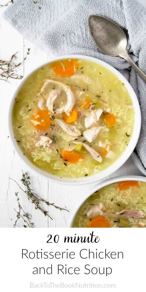 Rotisserie Chicken And Rice Soup, Rotisserie Chicken And Rice, The Best Chicken Soup, Best Chicken Soup, Glass Noodle Salad, Chicken And Rice Soup, Easy Dinner Recipes Crockpot, Comforting Soup, Comfort Soup