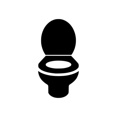 Toilet vector icon simple design Logo Toilet, Toilet Pictogram, Toilet Clipart, Wc Icon, Toilet Logo, Toilet Icon, Western Toilet, Drill Man, High School Design