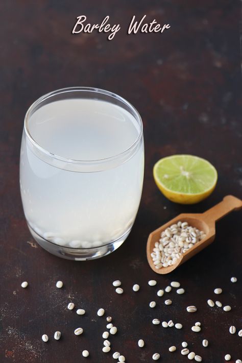 Barley water recipe Barley Water Recipe, Thicken Stew, Barley Rice, Rice Water Recipe, Barley Water, Barley Grain, Idli Recipe, Pearl Barley, Hydrating Drinks