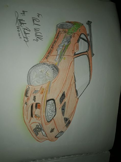 Toyota Supra The Fast and The Furious Fast And Furious Cars Drawing, Toyota Supra Mk4 Drawing, Fast And Furious Drawings, Supra Sketch, Fast And Furious Art, Fast And Furious Cars, Cars Supra, Chemical Hearts, Car Drawing Pencil