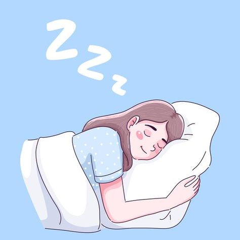 Girl sleep well | Premium Vector #Freepik #vector How Girls Sleep, Sleep Cartoon, Girl Sleep, Sleeping Drawing, Sleeping Women, Person Drawing, Girl Sleeping, Family Cartoon, Sleeping In Bed