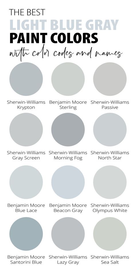 The 75+ Best Blue Gray Paint Colors for Home in 2023 (For Interior & E – CreativeBooster Blue Gray Family Room, Bm Pikes Peak Gray, French Blue Colour Palette, Farmhouse Blue Wallpaper, Light Blue Gray Exterior House Colors, Light Blue Paint Living Room, Light Blue Gray Paint Colors, Light Blue Gray Paint, Blue And Grey Bedroom Ideas