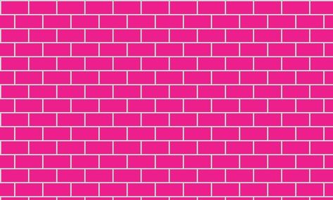 Pink Brick Wall, Brick Background, Brick Wall Background, Brick Patterns, Wall Background, Cute Hairstyles For Short Hair, Pink Walls, Brick Wall, The Pink