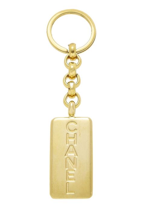 Feminine Esthetics, Chanel Price, Rectangle Logo, Alphabet Jewelry, Logo Jewelry, Car Key Ring, What Goes Around Comes Around, Metallic Bag, Vintage Luxury