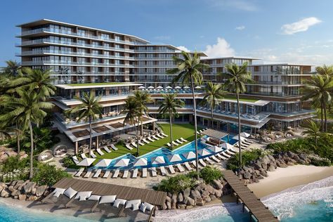 Barbados Resorts, Open Hotel, Luxury Resort Hotels, Luxury Beach Resorts, Hotel Plan, Resort Design, Hotel Branding, Caribbean Island, Resort Villa