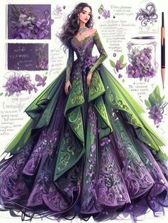 Dreamy Gowns, Dress Illustration, Dress Design Drawing, Fashion Drawing Dresses, Fantasy Dresses, Dress Design Sketches, Fashion Illustration Dresses, Dress Sketches, Dress Drawing