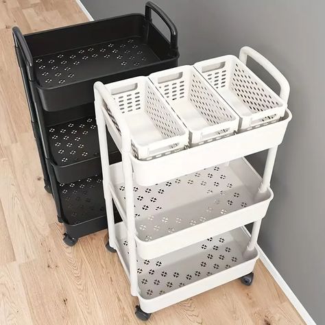 Mobile Storage Rack Cart, Corner Cabinet Snacks Succulent Skincare Cosmetic Organization Holder, Bedroom Accessories, Kitchen Accessories, Home Decor, Household Storage And Organization - Temu Ceiling Storage Rack, Cart Storage, Ceiling Storage, Plastic Shelves, Bedside Storage, Storage Racks, Mobile Storage, Kid Toy Storage, Rack Shelf