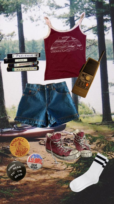 80s slasher summer aesthetic 80s Slasher Summer, 80s Slasher Summer Aesthetic, Summer Camp Aesthetic Outfits, Slasher Summer Aesthetic, 80s Summer Outfits, 80s Slasher, Slasher Summer, Summer Camp Outfits, Summer Camp Aesthetic