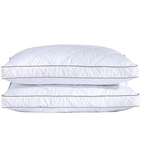 Goose Feather Pillows, Pillows For Sleeping, Lattice Quilt, Hotel Pillows, Goose Down Pillows, Gel Pillow, Feather Bed, Hotel Collection Bedding, Firm Pillows