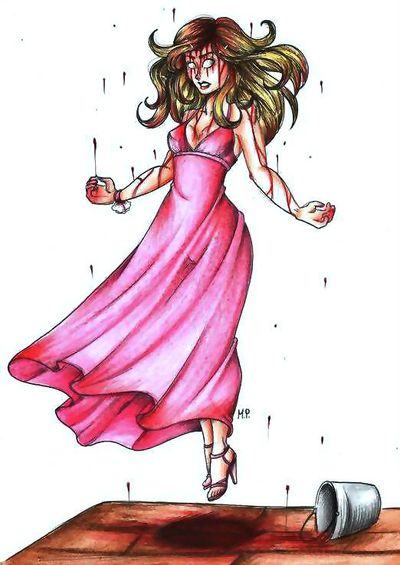 :FA: Carrie by MikuParanormal.deviantart.com on @DeviantArt Stephen King Books, Carrie Horror Movie, Carrie Movie 1976, Carrie Stephen King, Carrie Movie, Winnie Foster, Anastasia Romanov, Carrie White, Dorothy Gale