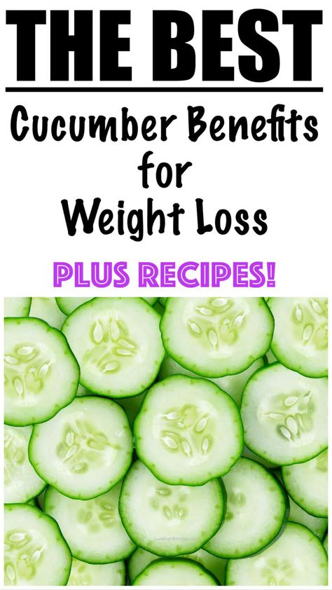 Weight Loss Cucumber Recipes! Cucumber Benefits, Low Fat Diet Plan, Cucumber Diet, Cucumber Recipes, Super Healthy Recipes, Weight Lose Drinks, Workout Apps, Lose 20 Pounds, How To Slim Down