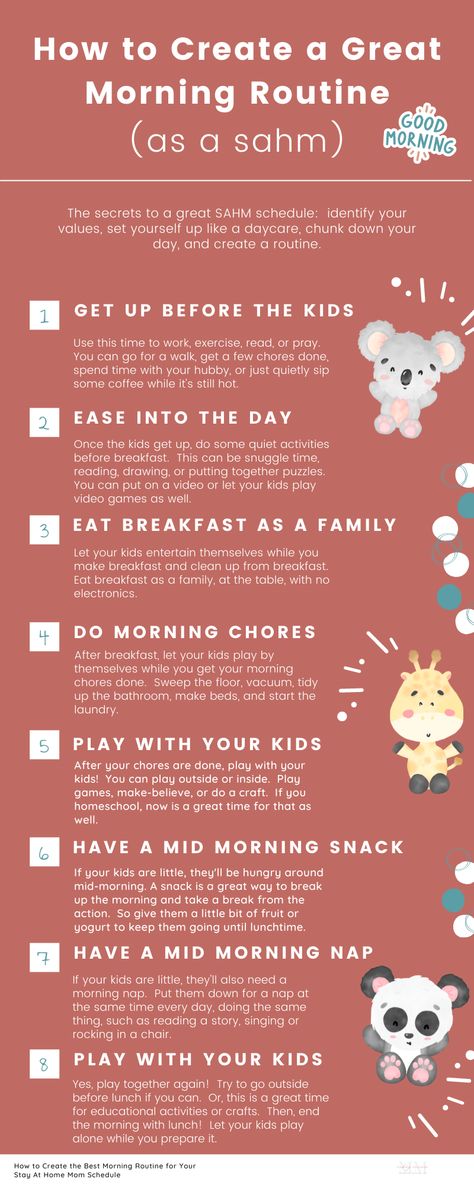 How to Create The Best Morning Routine for Your Stay at Home Mom Schedule - Making Mommas Organisation, New Mom Morning Routine, Stay At Home Mom Routine Daily Schedules, How To Stay Quiet Tips, Stay At Home Mom Schedule 2 Under 2, Mum Morning Routine, Stay At Home Mum Daily Routine, Work At Home Mom Schedule, Morning Routine Mom Of 2