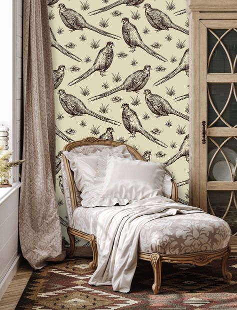 Peel And Stick Chinoiserie Wallpaper, Peel And Stick Bird Wallpaper, Peel And Stick Vintage Wallpaper, Victorian Wallpaper Vintage, Pink Chinoiserie Wallpaper, Wallpaper Victorian, Art Nouveau Wallpaper, Pink Chinoiserie, Wallpaper Botanical