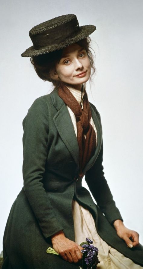 Audrey Hepburn as Eliza Doolittle in 'My Fair Lady' (1964). Costume Design by Cecil Beaton. Cecil Beaton, Eliza Doolittle, Audrey Hepburn Style, Hepburn Style, Katharine Hepburn, My Fair Lady, Fair Lady, Movie Costumes, Film Tv
